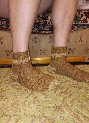 Вязаные мужские носки