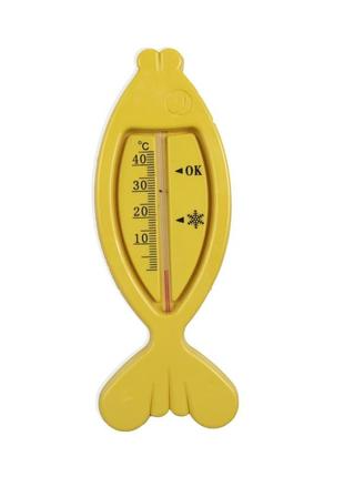 Термометр для ванночки " рибка ", жовтий