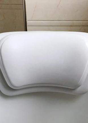 Подушка для ванной на липучках-присосках Белая Terme
