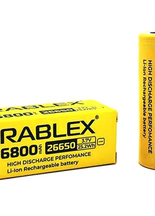 Аккумулятор RABLEX 26650 6800 mAh Li-ion 3.7V с защитой батаре...