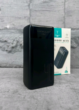 Зовнішній акумулятор повербанк power bank Konfulon A21L 40000mAh