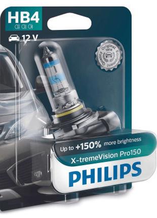 Автолампа Philips HB4 X-treme VISION PRO +150%, 3700K, 1шт/блі...