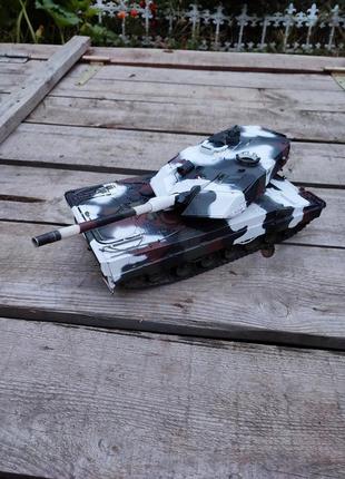 Детская игрушка масштабная модель танка леопард 2 масштаб 1:24...