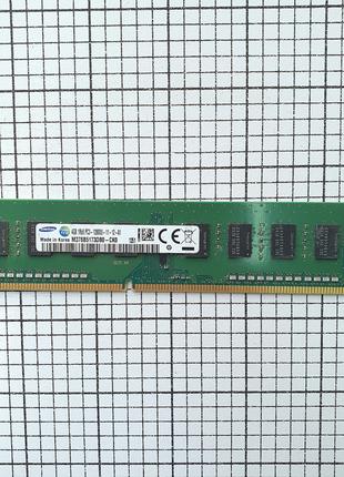 Оперативная память Samsung 4Gb DDR3 PC3-12800U-11-12-A1 Б/У!!!