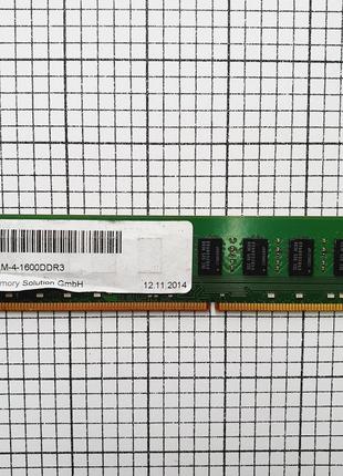 Оперативна пам'ять Samsung 4Gb DDR3 PC3-12800U-11-11-B1 Б/У!!!