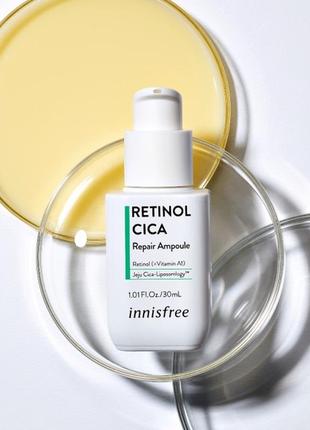 Innisfree retinol cica repair ampoule 10 ml ампульна сироватка...