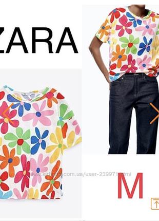 Футболка вкорочена zara