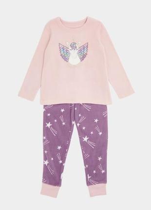 Пижамы из микрофлиса для девочек