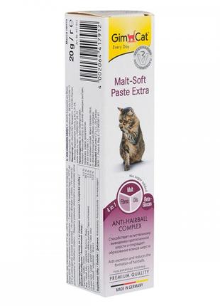 Паста для котів GimCat Every Day Malt-Soft Paste Extra для вив...