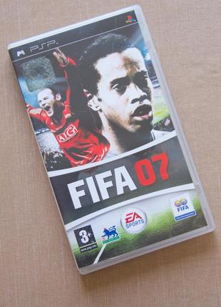 Диск UMD для PSP, игра FIFA 07