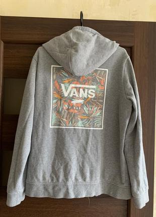 Серая спортивная кофта, худи, свитшот, свитер vans