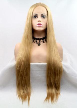 Парик ZADIRA карамельный блонд женский длинный прямой 18+