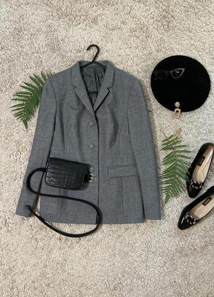 Базовый винтажный шерстяной пиджак