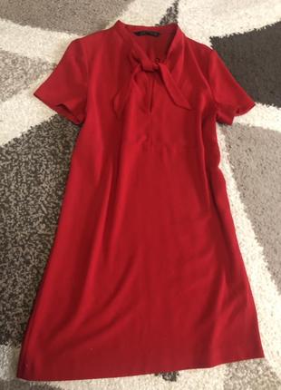 Червона сукня пряма