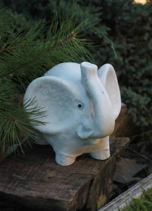 Садовая фигура, статуэтка Интересний слон для декора сада изго...
