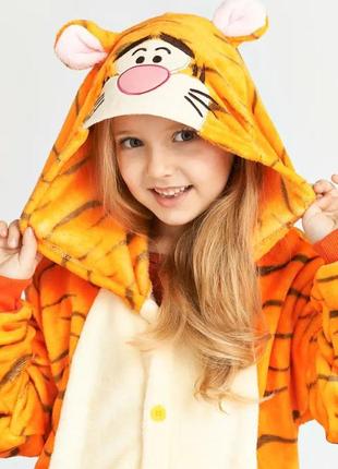 Кигурумы тигр тигр тигренок теплая пижамка кигуруми