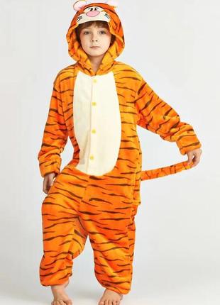Кигуруми тигр тигр тигренок теплая пижамка кигурумы