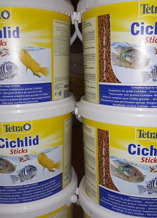 Tetra Cichlid sticks 10L корм для рыб Тетра цихлид палочки
