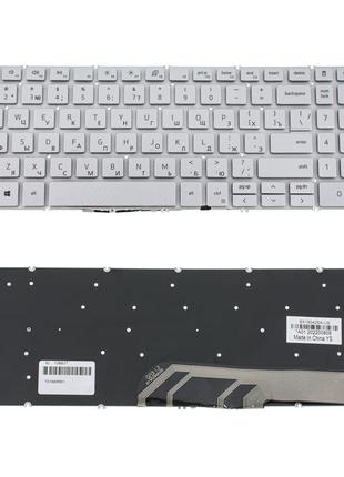 Клавіатура для ноутбука DELL (Inspiron: 5584), rus, silver, бе...