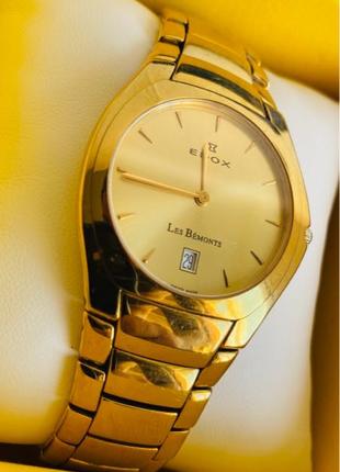 Часы швейцарские EDOX Les Bemonts.