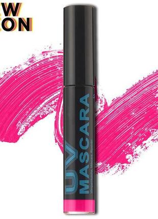 Неоновая цветная тушь для ресниц - розовая neon mascara - pink