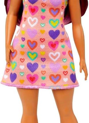 Лялька Barbie Fashionistas 207 із сукнею-светром із принтом се...