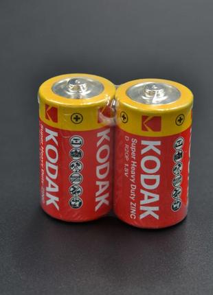 Батарейка бочка "Kodak" / R20 / 2шт