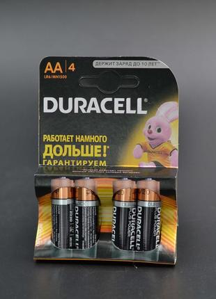 Батарейка пальчик "DURACELL" / AA / 4шт