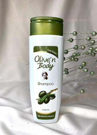 Шампунь для сухого пошкодженого волосся olive’n