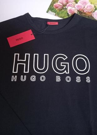 Мужская футболка с длинным рукавом hugo boss