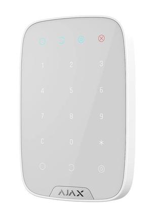 Беспроводная сенсорная клавиатура Ajax KeyPad (белая)