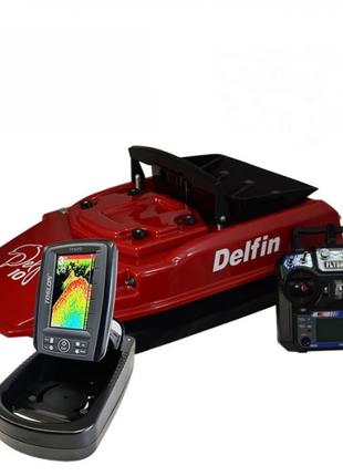 Карповый кораблик Дельфин-10 с GPS автопилотом "Twin GPS" + эх...