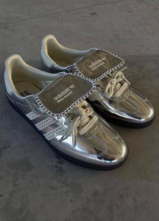 Кроссовки adidas samba х wales &amp; bonnes “ silver "