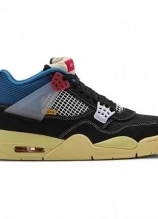 Nike air jordan 4 off noir beige blue 41