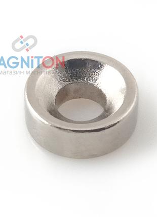 Неодимовый магнит потай D8-d6/3,5хh3 мм