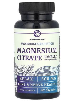 Magnesium Citrate Complex with Magnesium Oxide, Maximum Absorp...