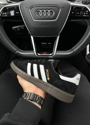 Мужские кроссовки adidas spezial black white