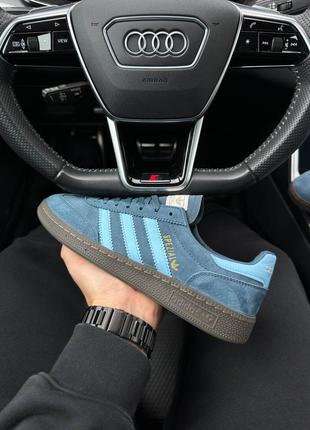 Мужские кроссовки adidas spezial navy blue