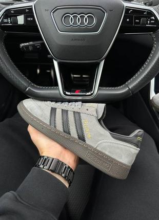Мужские кроссовки adidas spezial gray black