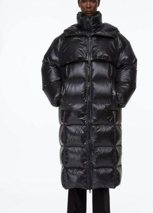 Пуховое пальто h&amp;m premium selection, размер м