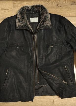 Madison creek куртка 54 р замшевая черная кожаная натуральная ...