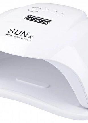 Гібридна сенсорна Uv та Led лампа SunX нового покоління, 54 Вт