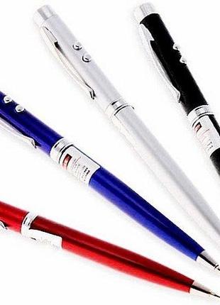 Ручка, ліхтарик, лазерна вказівка ​​Laser and Led Pen