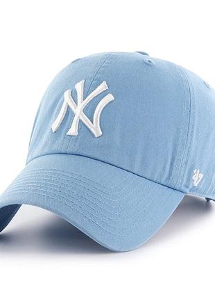 Кепка 47 Brand NEW YORK YANKEES блакитний Уні OSFA