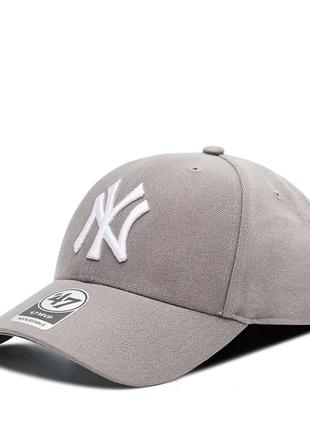Кепка 47 BRAND New York Yankees светло-серая