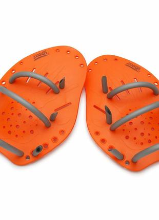 Лопатки для плавання Zoggs Matrix Hand Paddle помаранчеві M