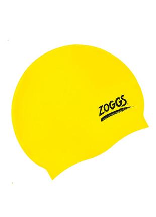 Шапочка для плавання Zoggs Silicone Cap жовта