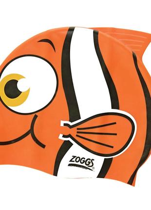 Шапочка для плавання дитяча Zoggs Character Silicone Cap рибка...