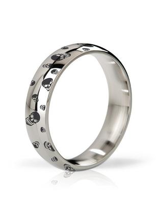 Эрекционное кольцо Mystim Earl, полированное с гравировкой , 5...