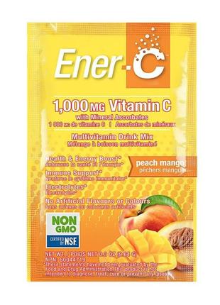 Витамины и минералы Ener-C Vitamin C, 1 пакетик Манго-персик